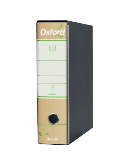 Registratore Con Custodia Esselte G83 Oxford Green 100% Riciclato -  Commerciale - dorso 8 cm Esselte - 5