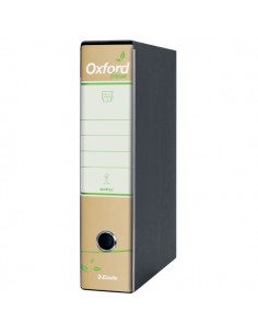 Registratore Con Custodia Esselte G85 Oxford Green 100% Riciclato -  Protocollo - dorso 8 cm Esselte - 1 2