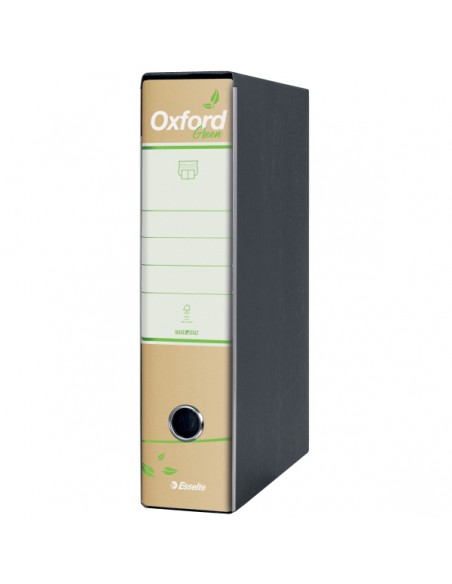 Registratore Con Custodia Esselte G85 Oxford Green 100% Riciclato -  Protocollo - dorso 8 cm Esselte - 2