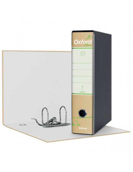 Registratore Con Custodia Esselte G85 Oxford Green 100% Riciclato -  Protocollo - dorso 8 cm Esselte - 4