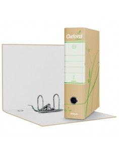 Registratore Con Custodia Esselte G85 Oxford Green 100% Riciclato -  Protocollo - dorso 8 cm Esselte - 1