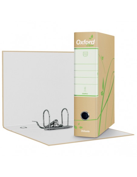 Registratore Con Custodia Esselte G85 Oxford Green 100% Riciclato -  Protocollo - dorso 8 cm Esselte - 1