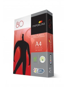Carta per fotocopie A4 Paperline 80 g/m² Risma da 500 fogli Vendita in bancale da 240 risme Paperline - 2 2