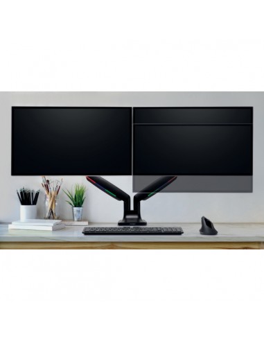 Braccio per doppio monitor ad altezza regolabile one-touch SmartFit® K59601WW Kensington - 6