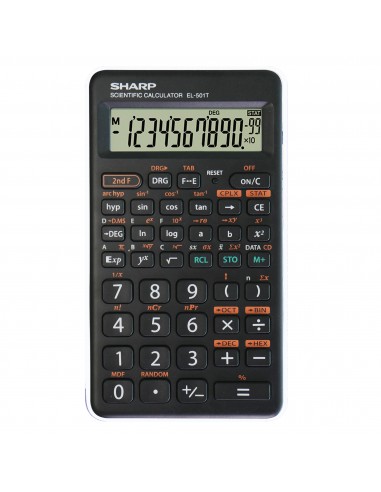 Calcolatrice Scientifica El 501Tb Sharp Bianco Sharp - 1