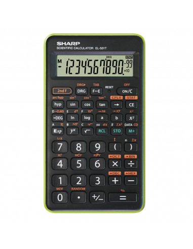 Calcolatrice Scientifica El 501Tb Sharp Verde Sharp - 1
