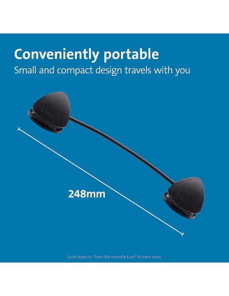 Kensington Leggio FlexClip - nero 62081 Kensington - 4