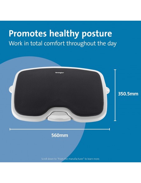 Kensington SoleMate Comfort Poggiapiedi nero 56153 Kensington - 2