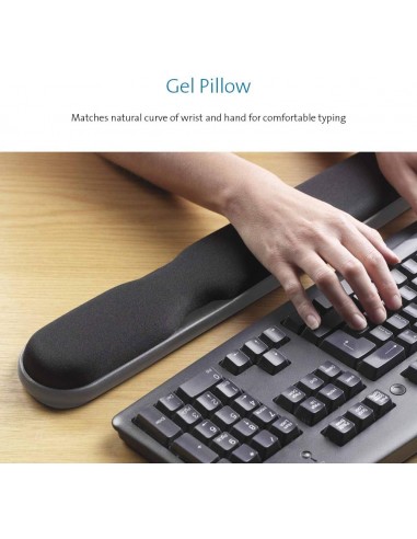 Kensington Poggiapolsi in gel regolabile nero 22701 Kensington - 3