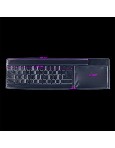 Copritastiera Universale Trasparente In Silicone Per Tastiera a 105 Tasti Link - 2