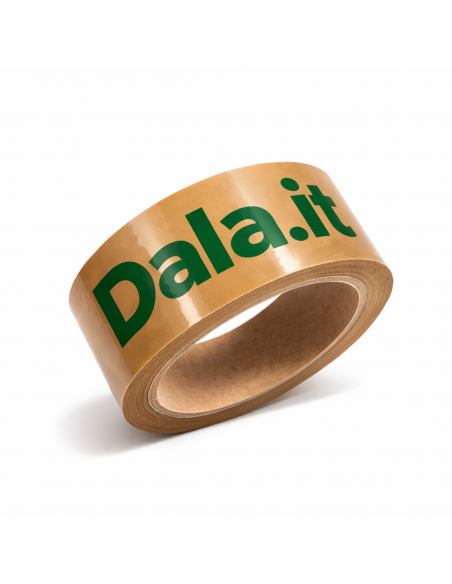 Nastro adesivo 50x66 mt personalizzato ppl acrilico silenzioso stampa 1 colore  - 3