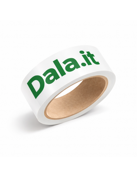 Nastro adesivo 50x66 mt personalizzato ppl acrilico silenzioso stampa 1 colore  - 5