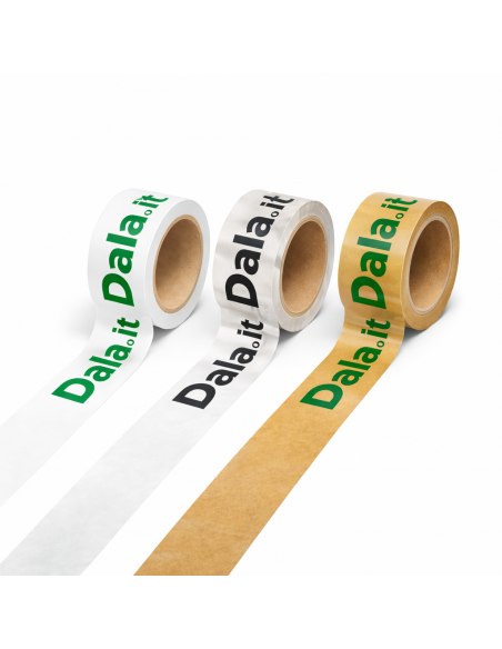 Nastro adesivo 50x66 mt personalizzato ppl acrilico silenzioso stampa 1 colore  - 1