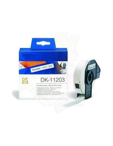 Etichette Compatibili brother Adesive In Carta Serie Dk - 300 Etichette - 17X87 Mm - Dk11203 Brother - 1