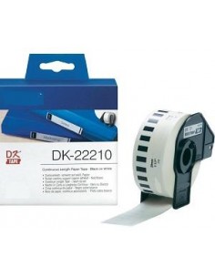 Nastro Compatibile Brother adesivo in carta serie DK Brother - 29 mm x 30,48 m - DK22210 Brother - 1