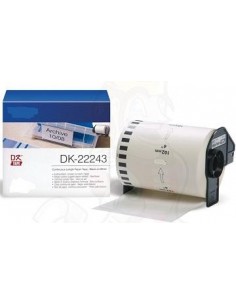 Nastro Compatibile Brother adesivo in carta serie DK Brother - 102 mm x 30,48 m - DK22243 Brother - 1