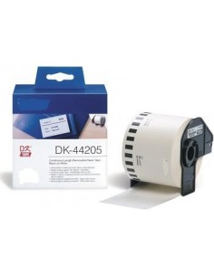 Etichette Combatibili Brother adesive permanente in carta - 62mmx38,48m - DK44205 Brother - 1