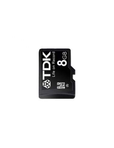 Flash memory card TDK - MicroSDHC Class 4 - 8 GB - t78537 TDK - 1