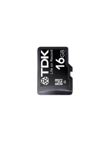 Flash memory card TDK - MicroSDHC Class 4 - 16 GB - t78724 TDK - 1