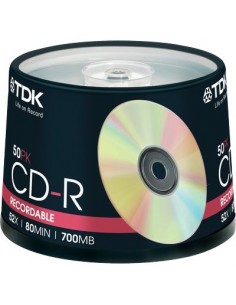 CD TDK - Spindle - CD-R - 52x - t18770 (conf.50) TDK - 1
