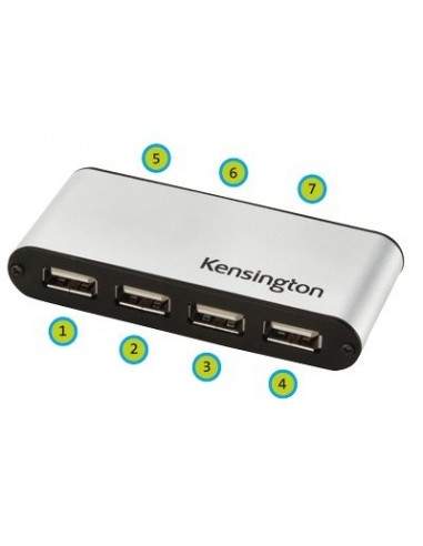 Pocket Hub 7 Porte USB 2.0 Kensington - K33366EUB Kensington - 1