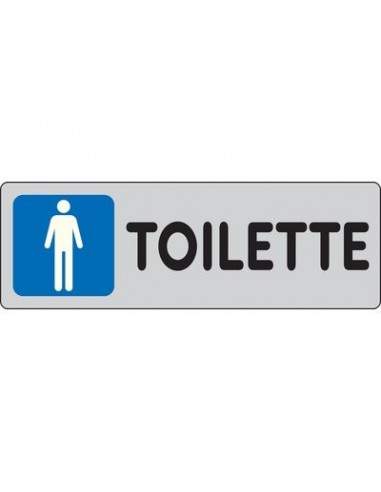 Cartelli segnaletici adesivi Pubblicentro - toilette uomini - 15909670ADB0150X0050 Pubblicentro - 1