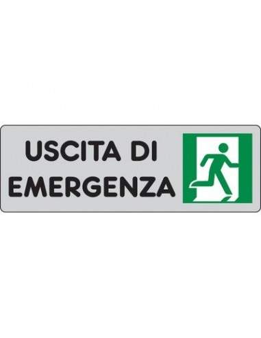 Cartelli segnaletici adesivi Pubblicentro - uscita di emergenza (a destra) - 15909020ADB0150X0050 Pubblicentro - 1