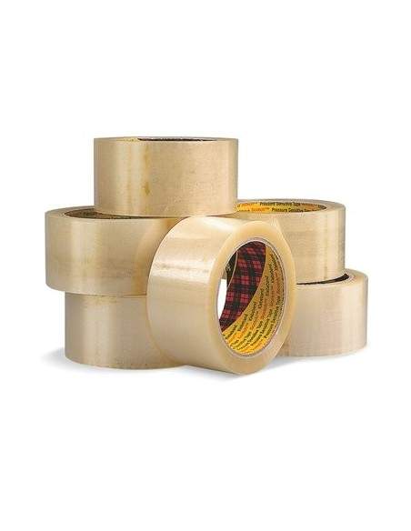 Nastri da imballo Scotch®  - poco rumoroso - PVC - 50 mm x 66 m - trasparente - 50 my - 10254 (conf.6) Scotch - 1