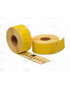 Etichette Compatibili Dymo LabelWriter 99010 - 89x28 mm - giallo - S0722370 (conf.1x130) Dymo - 2 2