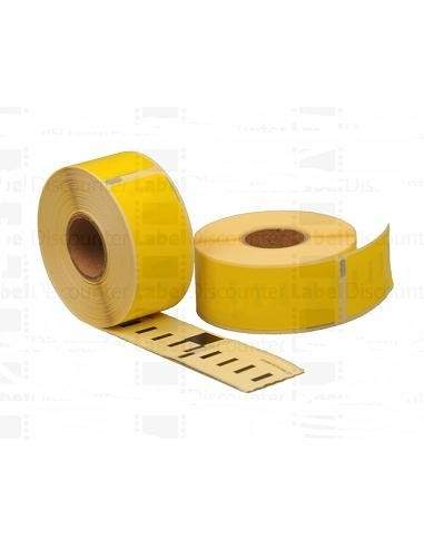 Etichette Compatibili Dymo LabelWriter 99010 - 89x28 mm - giallo - S0722370 (conf.1x130) Dymo - 1