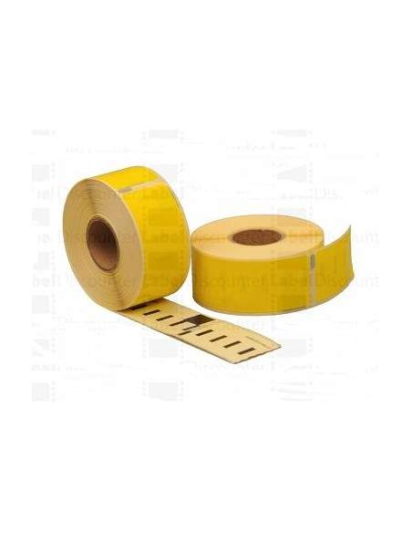Etichette Compatibili Dymo LabelWriter 99010 - 89x28 mm - giallo - S0722370 (conf.1x130) Dymo - 1