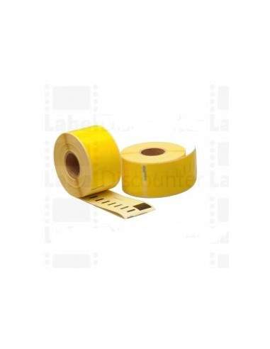 Etichette Compatibili Dymo LabelWriter 99012 - 89x36 mm - giallo - S0722400 (conf.1x260) Dymo - 1