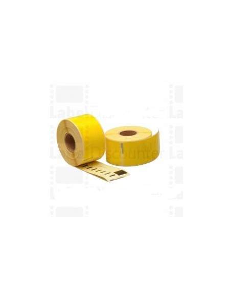 Etichette Compatibili Dymo LabelWriter 99012 - 89x36 mm - giallo - S0722400 (conf.1x260) Dymo - 1