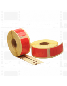 Etichette Compatibili Dymo LabelWriter 11352 - 54x25 mm - rosso - S0722520 (pz.1x500) Dymo - 2 2