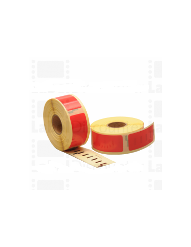 Etichette Compatibili Dymo LabelWriter 11352 - 54x25 mm - rosso - S0722520 (pz.1x500) Dymo - 1