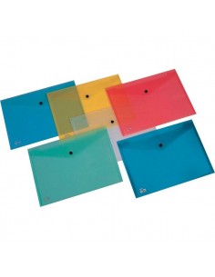 Buste con bottone Pull King Mec - A4 - PPL - assortiti - 00111355 (conf.5) King Mec - 1