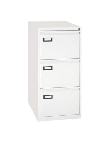 Classificatori Kubo - bianco - 3 cassetti - 46x62x101 cm - 4303 Kubo - 1