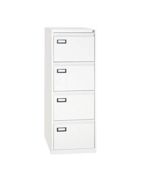 Classificatori Kubo - bianco - 4 cassetti - 46x62x132 cm - 4304 Kubo - 1