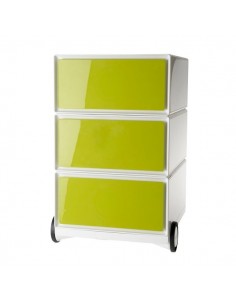 Cassettiere EasyOffice a 3 cassetti Paperflow - verde - K310608 Paperflow - 1