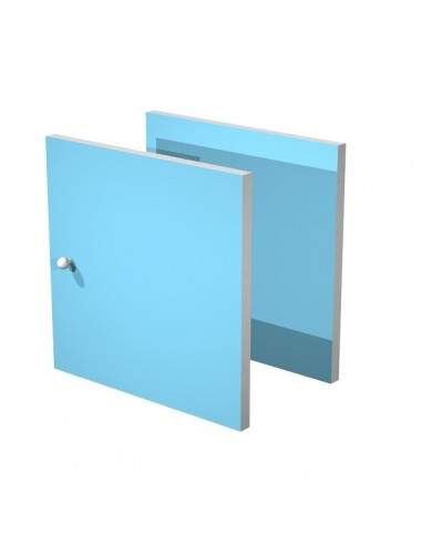 Set due antine Libreria caselle Maxicube Artexport - 32,2x32,1x1,6 cm - azzurro - 2a MaxC/A (conf.2) Artexport - 1