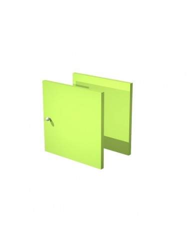 Set due antine Libreria caselle Maxicube Artexport - 32,2x32,1x1,6 cm - verde neon - 2a MaxC/V (conf.2) Artexport - 1