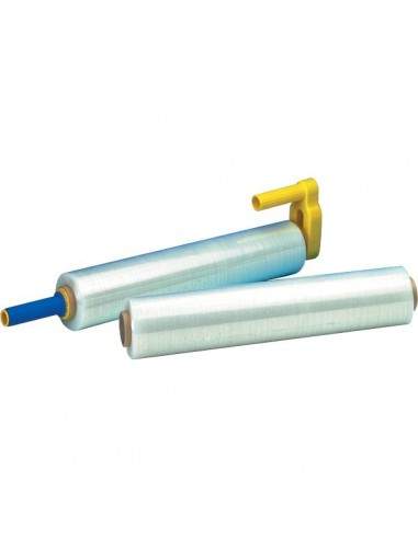 Film estensibile Syrom - per uso manuale - 50 cm x 300 m - polietilene trasparente - 20 micron - 19018 Syrom - 1