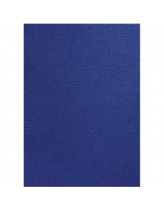 Copertine in cartoncino per rilegatura GBC -A4- goffrato similpelle -blu royal- CE040029 (conf.100) GBC - 1