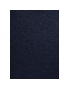 Copertine in cartoncino per rilegatura GBC - A4 - goffrato similpelle - nero - CE040010 (conf.100) GBC - 1