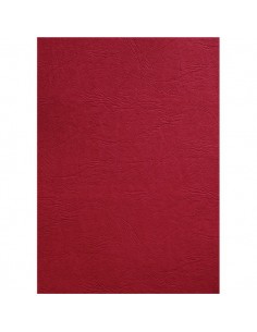 Copertine in cartoncino per rilegatura GBC -A4-goffrato similpelle - rosso - CE040031 (conf.100) GBC - 1