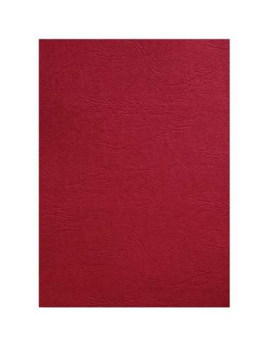 Copertine in cartoncino per rilegatura GBC -A4-goffrato similpelle - rosso - CE040031 (conf.100) GBC - 1