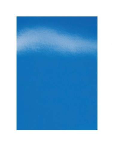 Copertine in cartoncino per rilegatura GBC - A4 - cartoncino lucido - blu - CE020020 (conf.100) GBC - 1