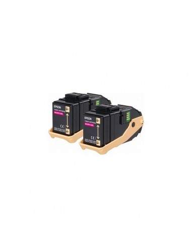 Originale Epson C13S050607 Conf. 2 Toner ACUBRITE 0603 magenta Epson - 1