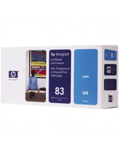 Originale HP C4961A Testina di stampa UV + dispositivo di pulizia 83 ciano HP - 1