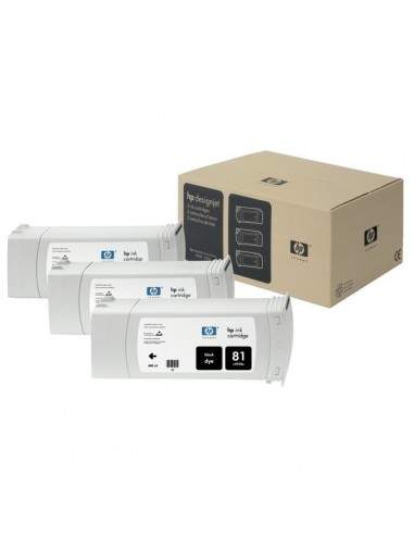 Originale HP C5066A Conf. 3 cartucce inkjet dye 81 nero HP - 1